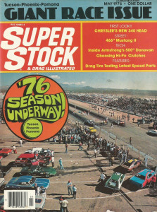 SUPER STOCK 1976 MAY - HOT MUSTANG II, 340 W-2, WINTER NATS, POMONA